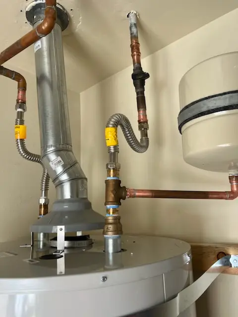 Water heater installation and plumbing repair in Wallington